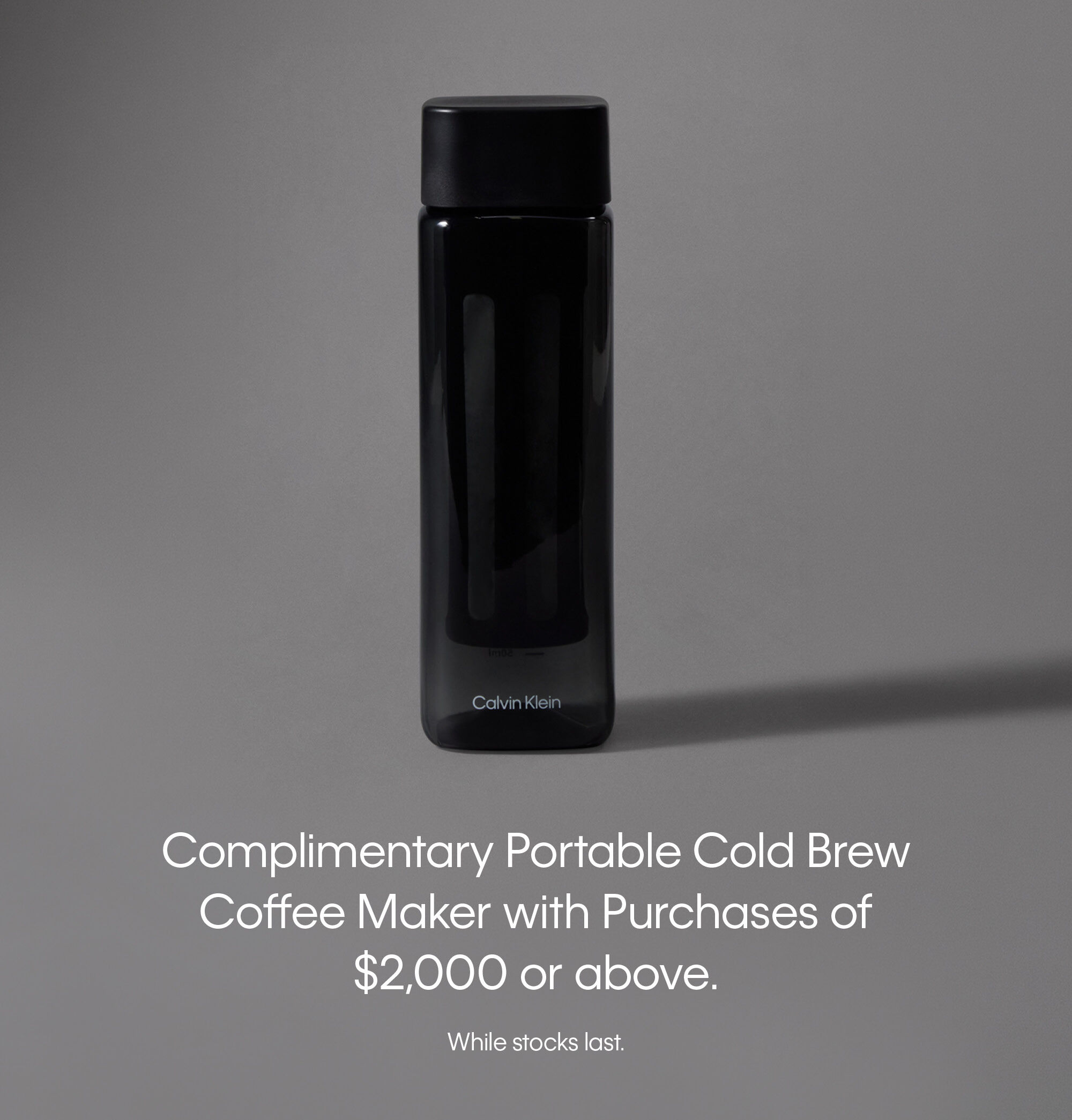 Complimentary Portable Cold Bew Coffee Maker